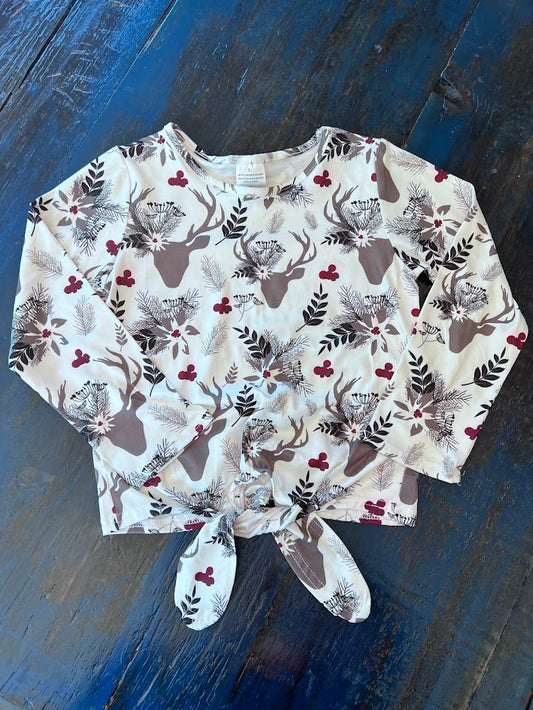 Seller #94: Toddler Girls Long Sleeve Holiday T-Shirt, Size L