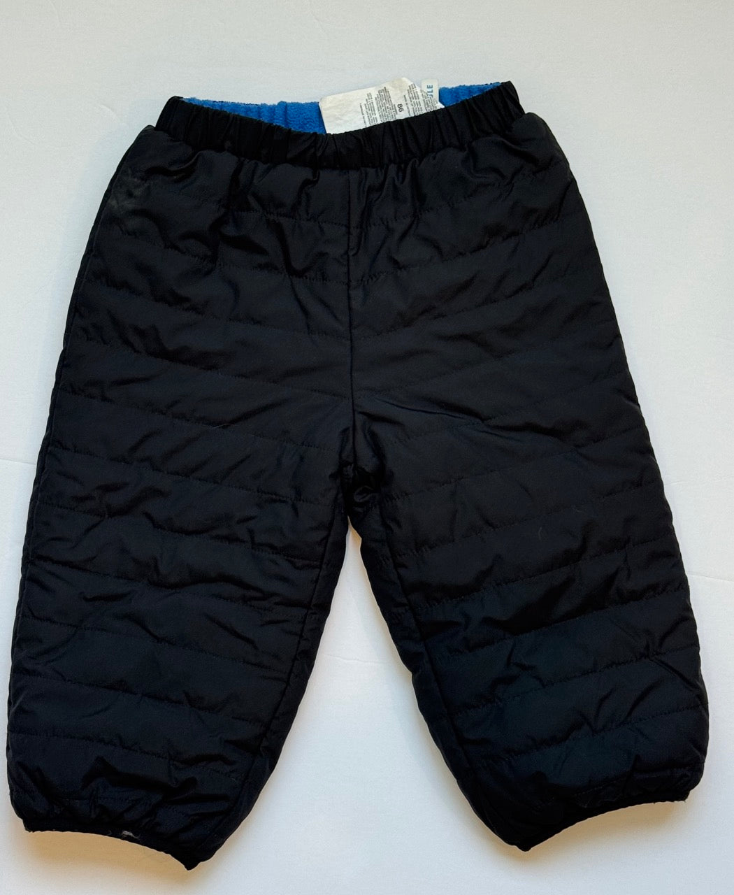#82 Columbia Black Snow Pants with Fleece Lining Size 2T