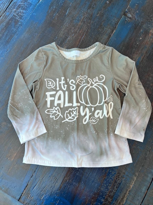 Seller #94: Toddler Girls Long Sleeve Fall T-Shirt, Size L