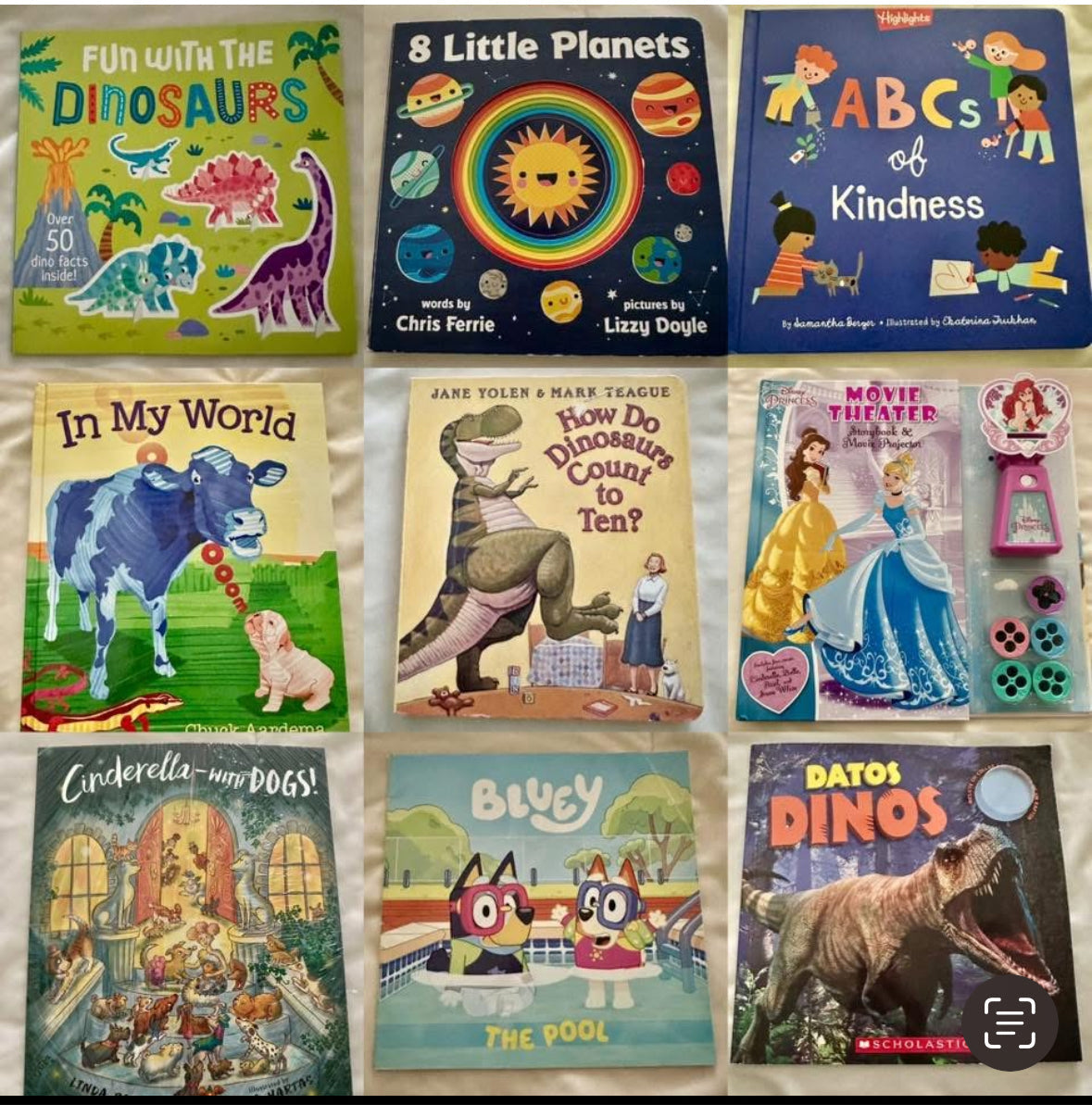 #198- Kids Books, Set of 9!