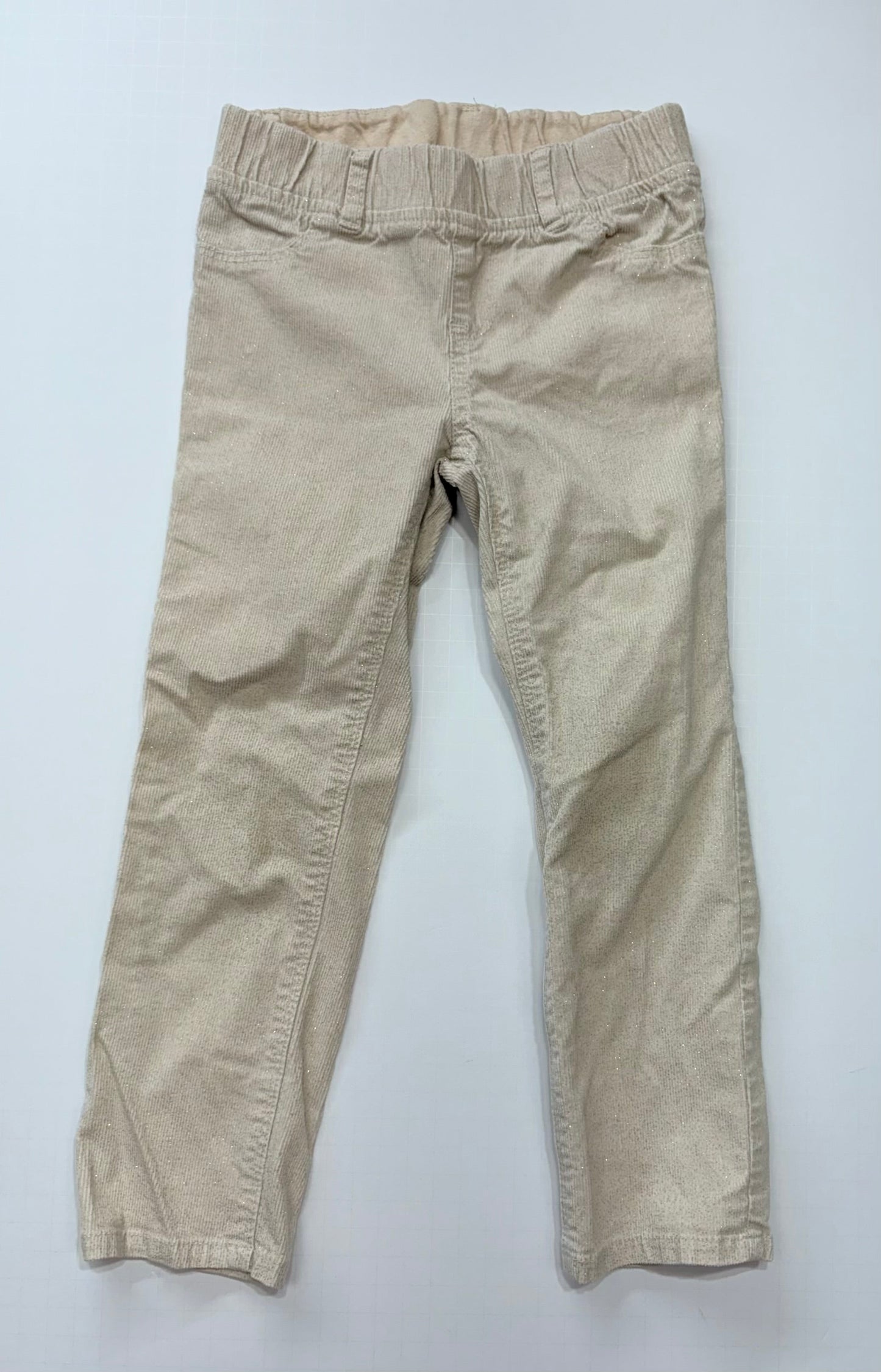 Seller 189 Girls Size 4T Gap Gold Shimmer Pull-On Pants GUC