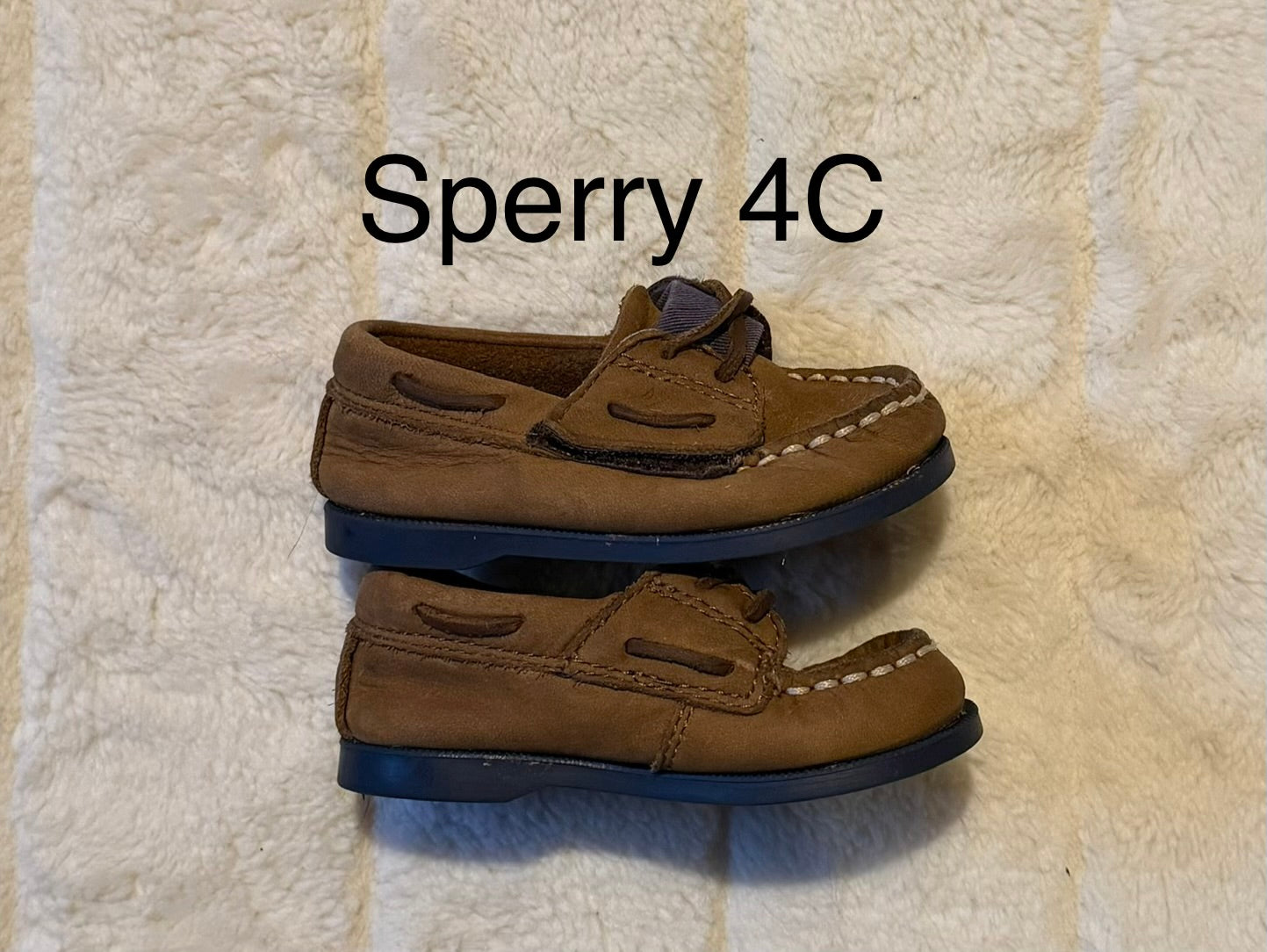 #56 REDUCED Sperry Velcro shoes 5C