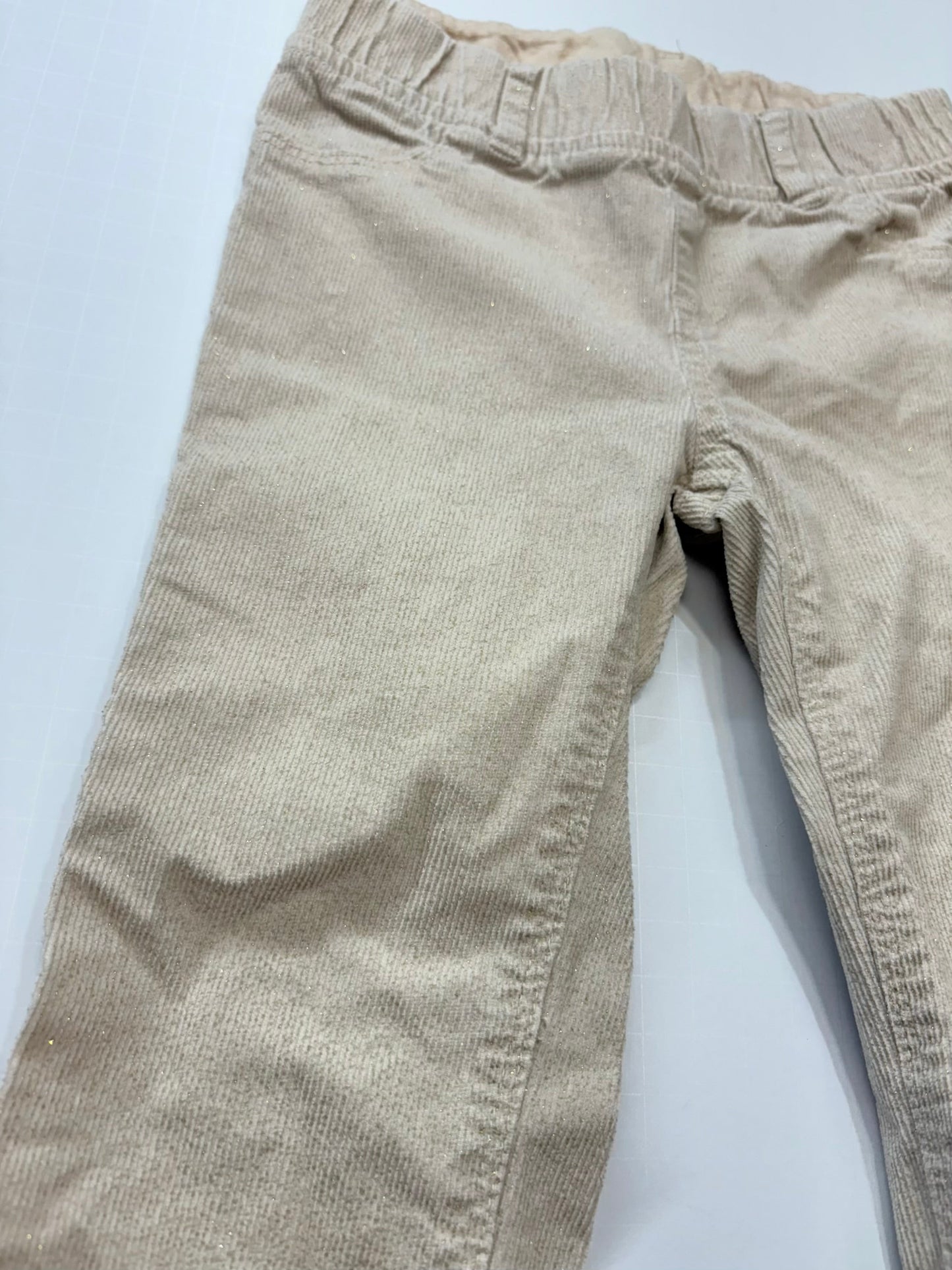 Seller 189 Girls Size 4T Gap Gold Shimmer Pull-On Pants GUC