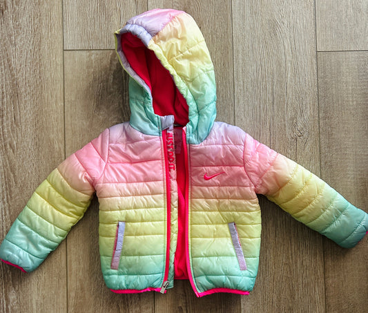 #15 *Reduced* Nike 24m Pastel Rainbow Winter Jacket