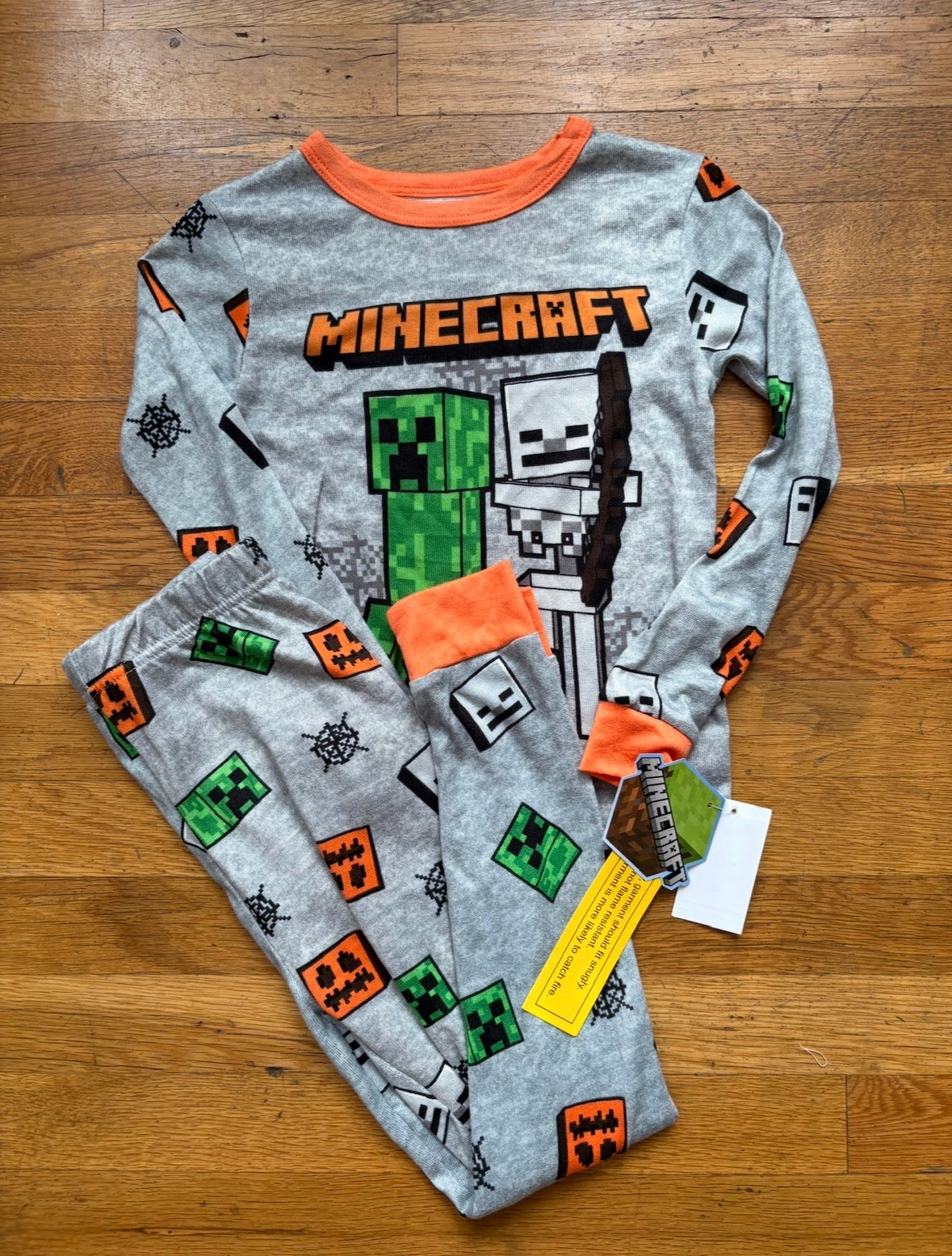 #116 New Minecraft pajamas boys 8