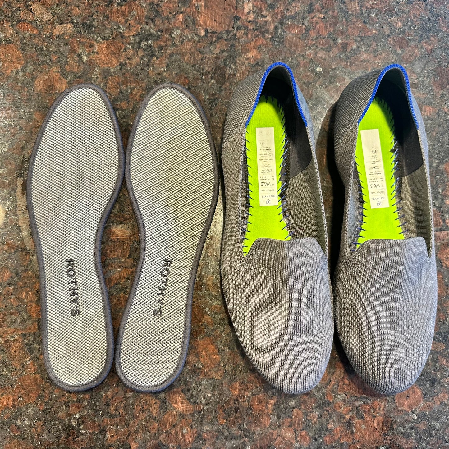 Women’s Rothy Loafer | Size 8.5 | Dark Grey color