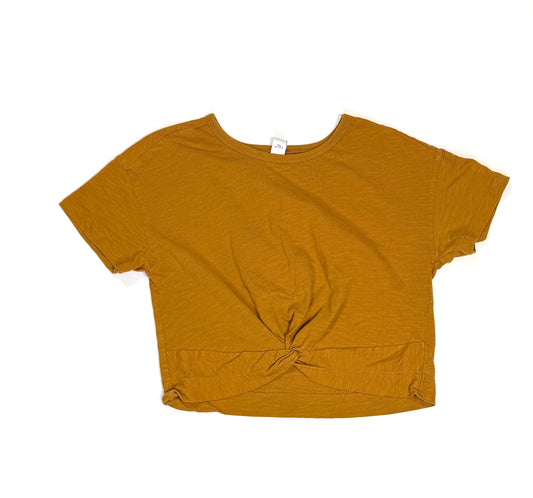 155 Girls Old Navy Size L Crop Shirt EUC - great fall color