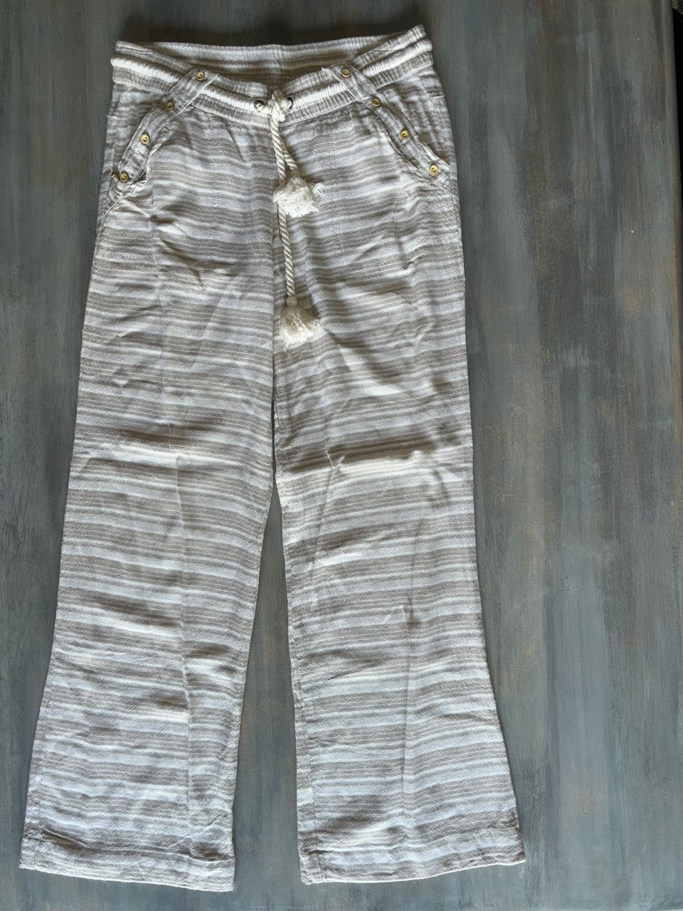#70 Women's Jolt Linen Pants Size 7 EUC