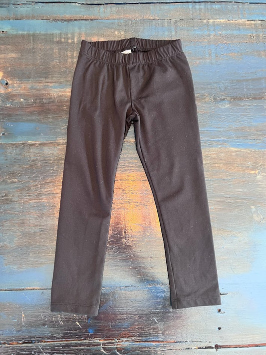Seller #94: Toddler Girls Black Fleece Lined Leggings, Size XS (4-5)