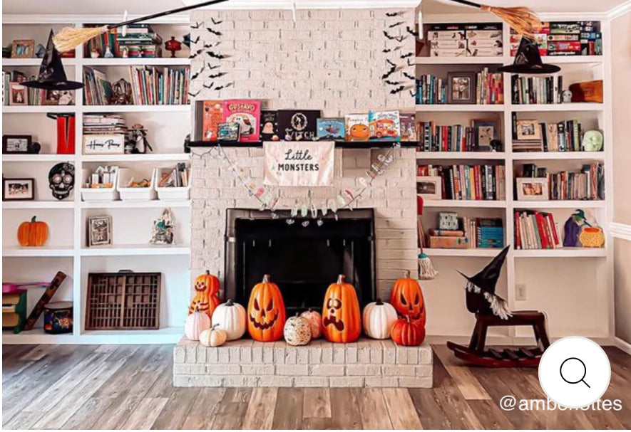 #198- Kids Halloween Banner “Little Monsters”, Hunny Bunny