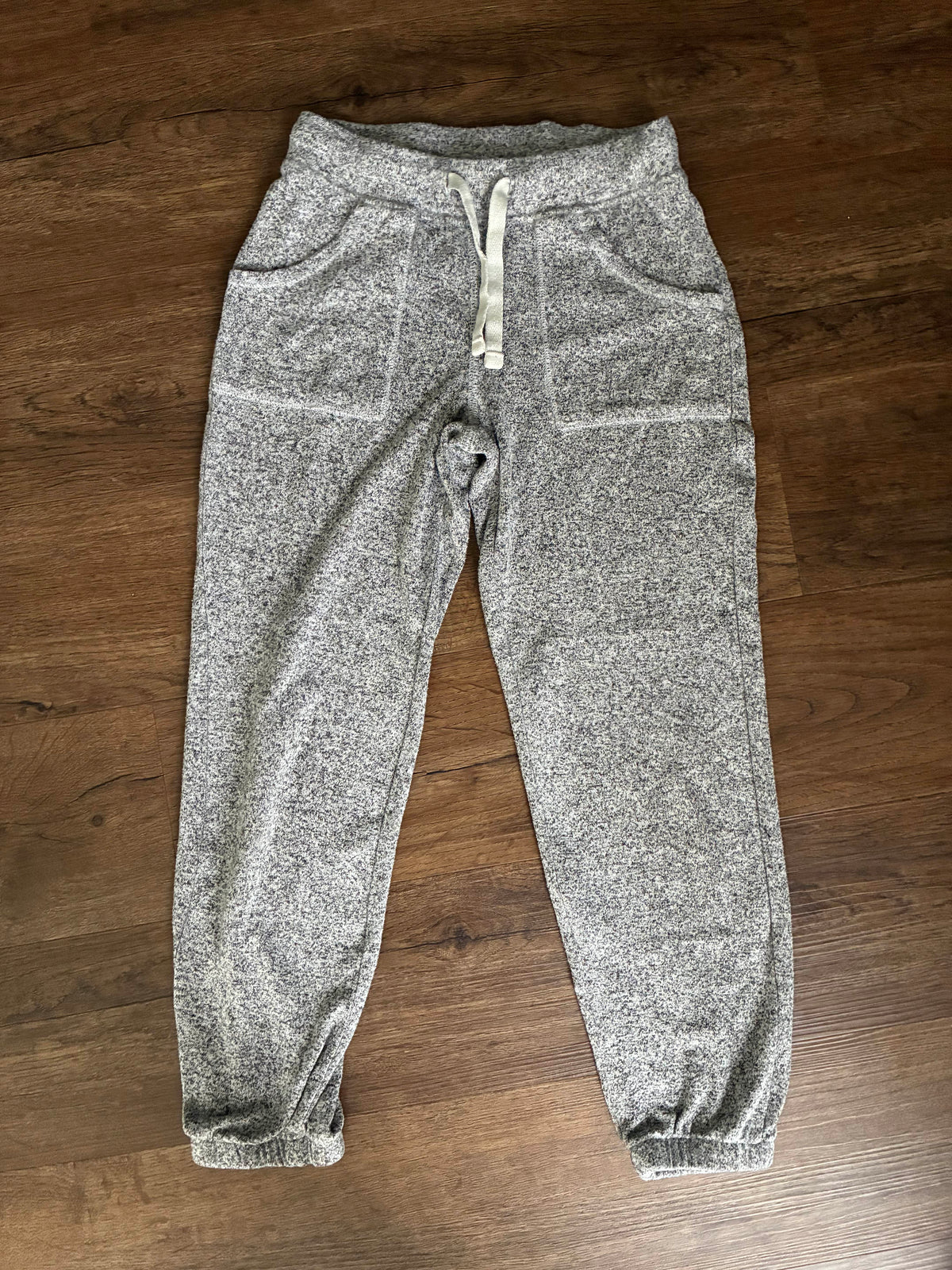 #126 2 Pairs Cat & Jack Joggers - Black & Gray Girls S 6/7
