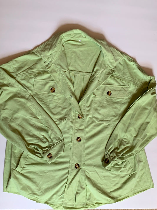 Seller #2 -Women's XL Green Shacket (NWOT)