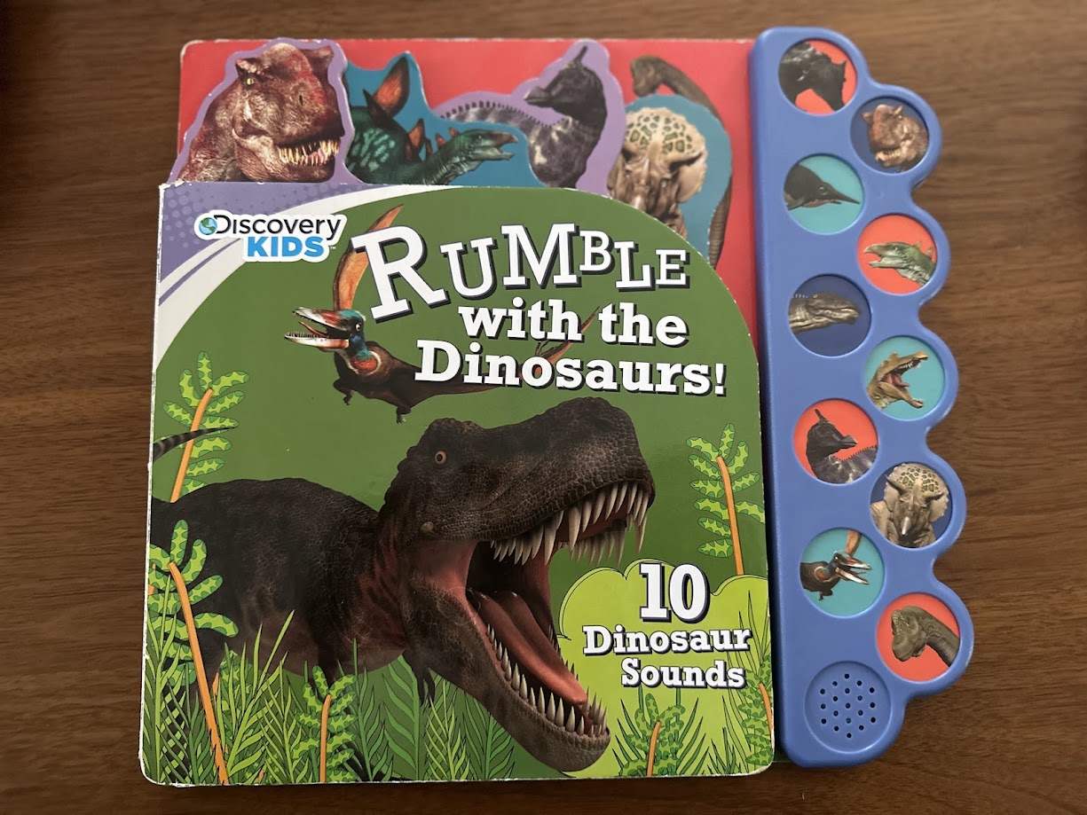 Seller #38 Rumble with the Dinosaurs book