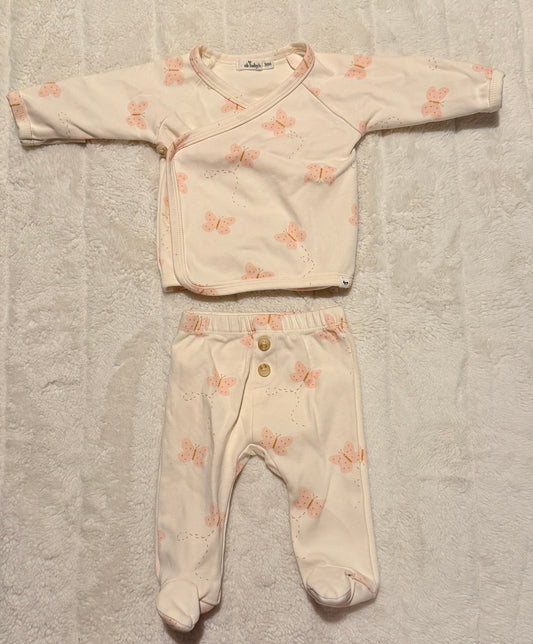 #56 REDUCED boutique baby girl set size 3 months, washed never worn