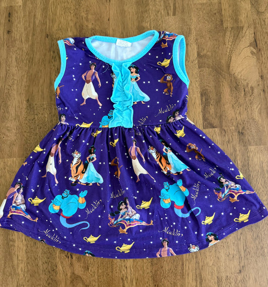 *reduced* #117, Girls 2T, Disney Aladdin Tunic, GUC