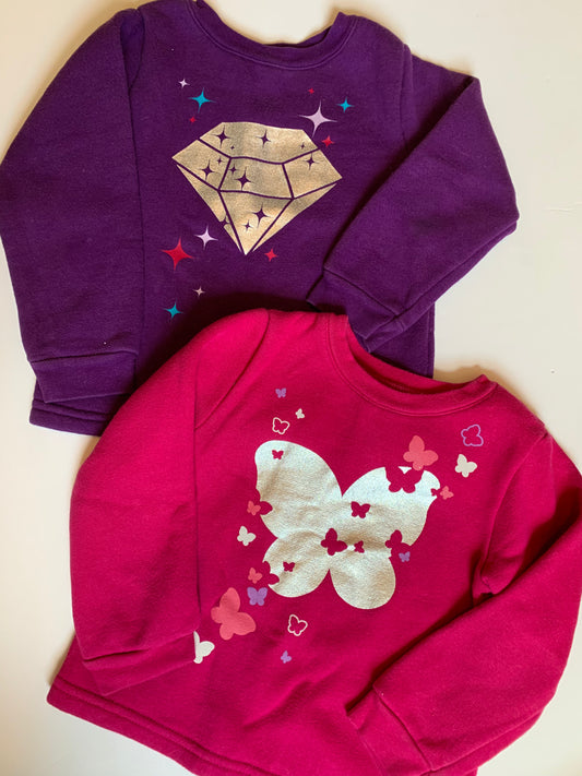 Seller #2 - 3T Girls Sweatshirt Set of 2