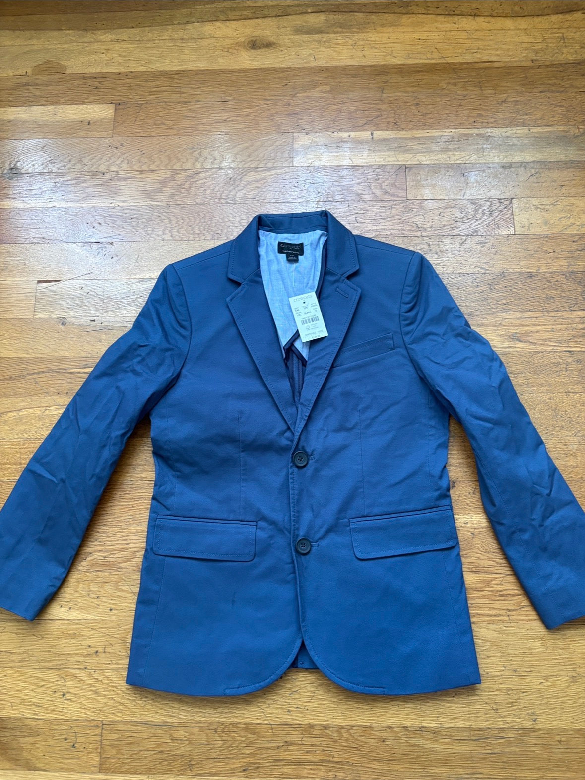 #116 Crewcuts Boys Blue Thompson Suit Jacket size 10