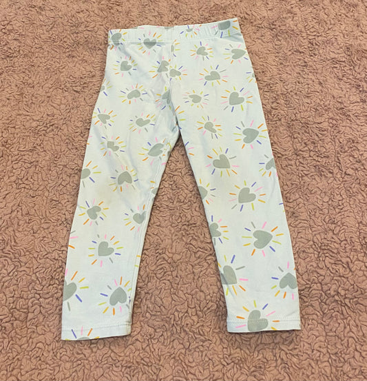 Seller #191 2t Cat & Jack Blue Heart Leggings