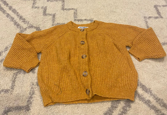 Seller #191 2t Old Navy Mustard Yellow Cardigan