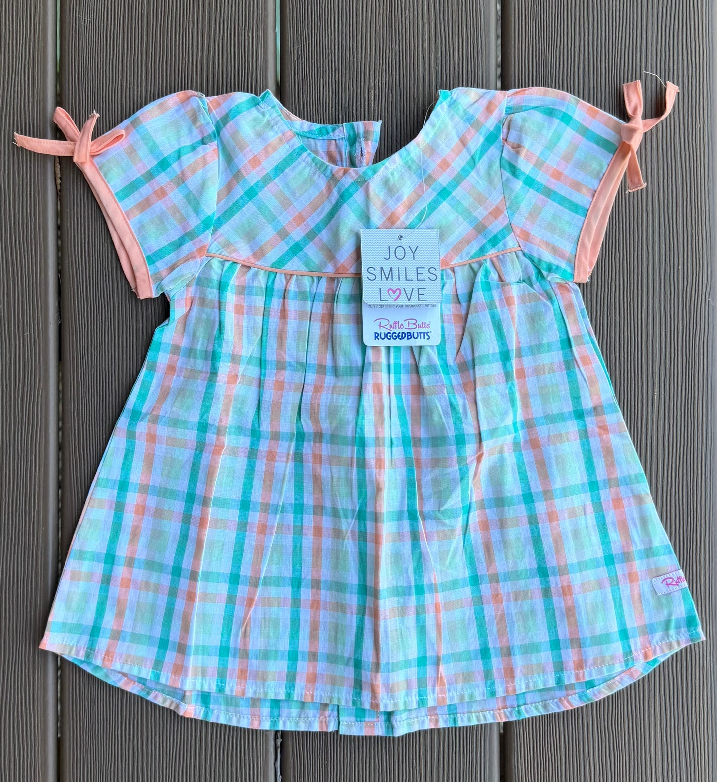 #28 NEW REDUCED Ruffle Butts Girls Dress Size 12-18 m