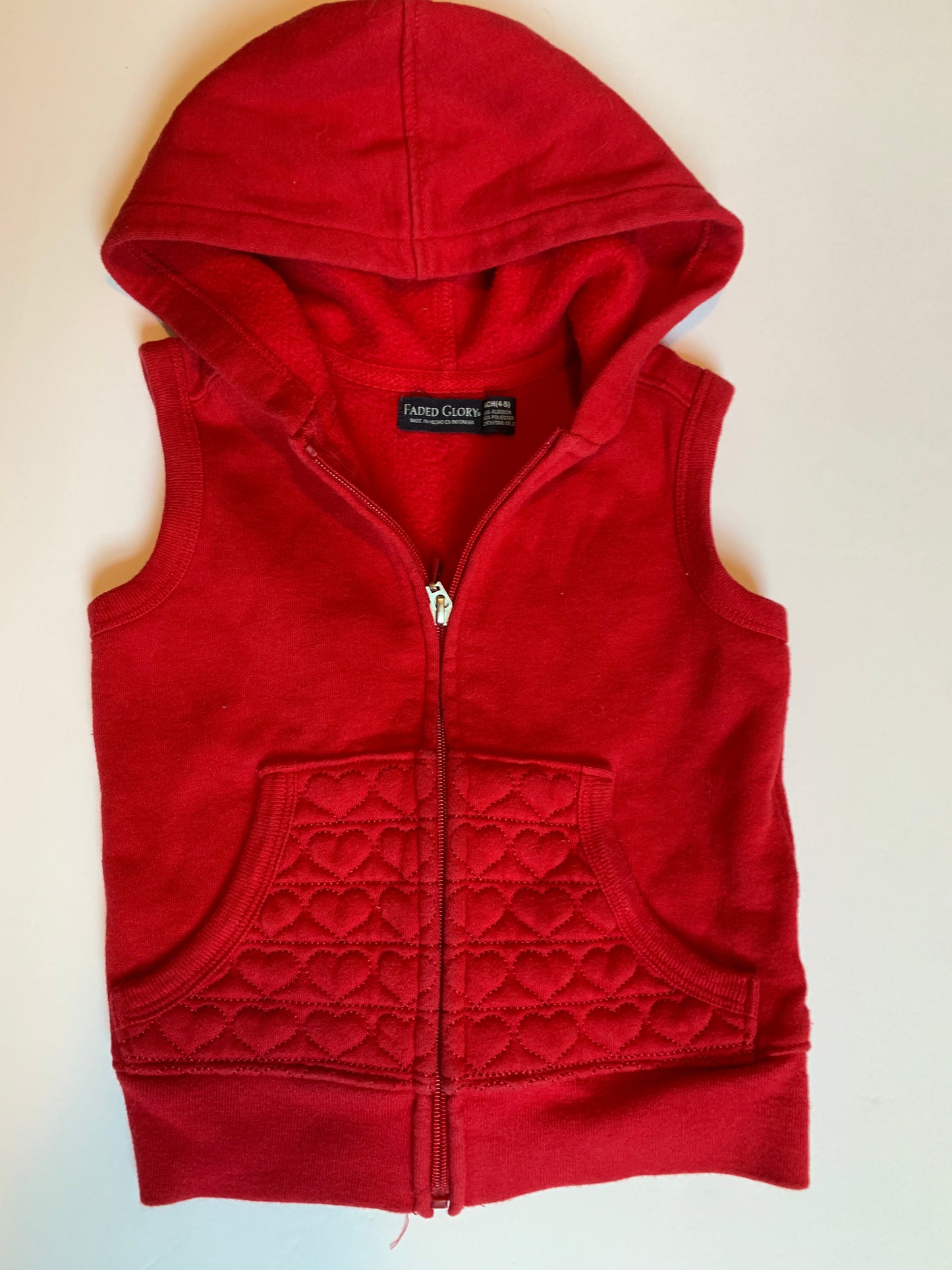 Seller #2 - Girls 4T Red Sleeveless Vest