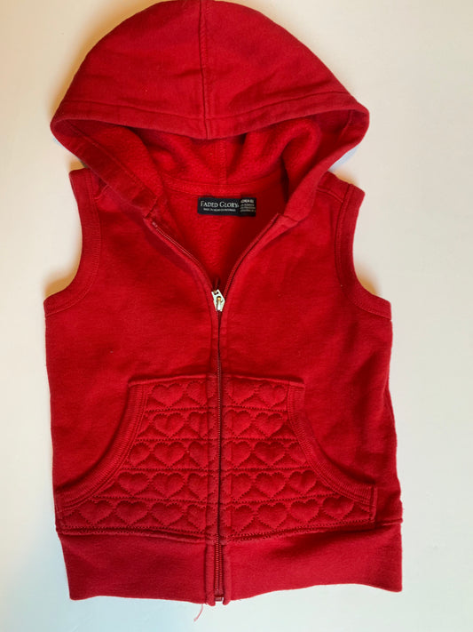 Seller #2 - Girls 4T Red Sleeveless Vest