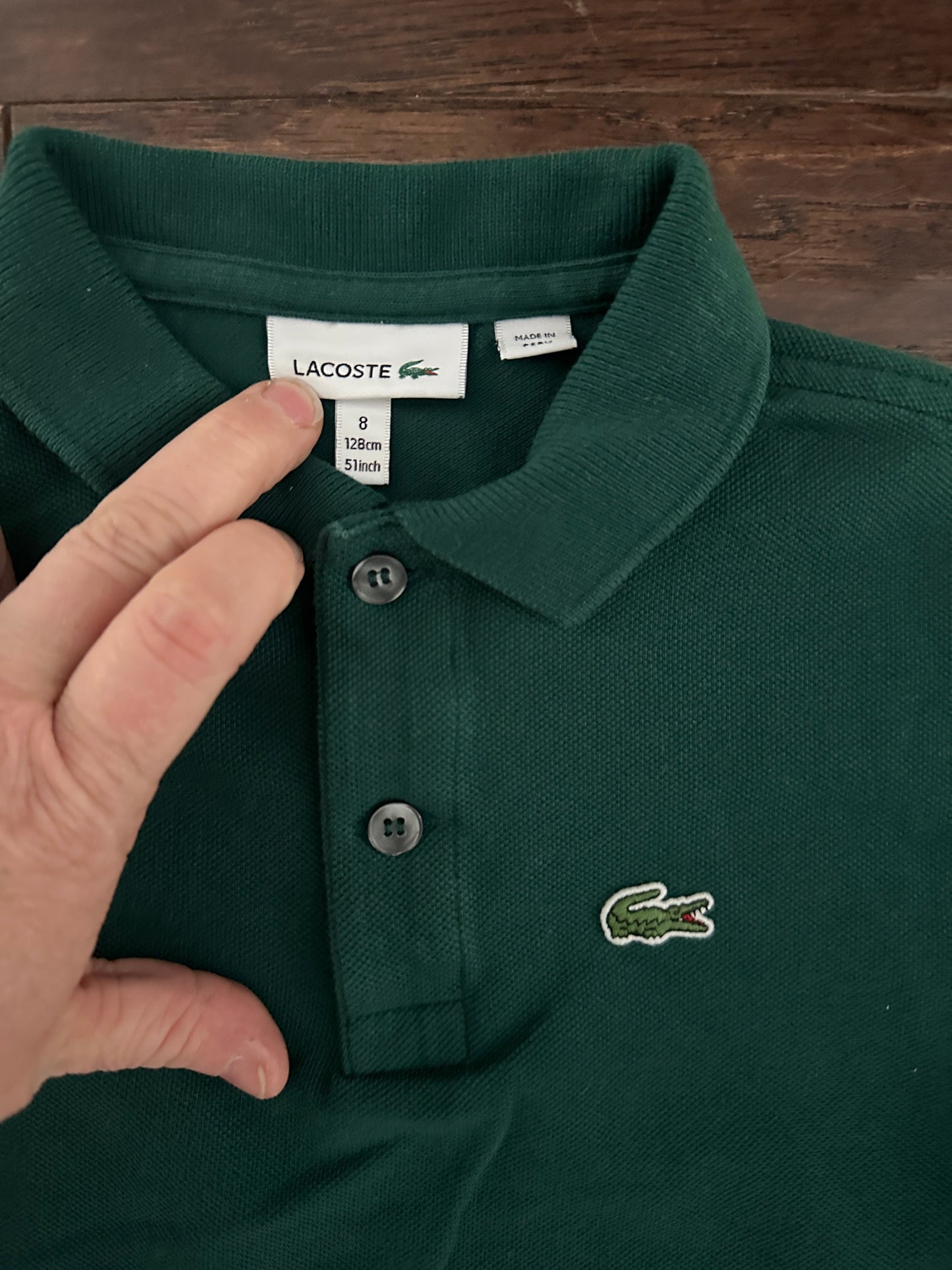 #218  Sz 8 Lacoste polo