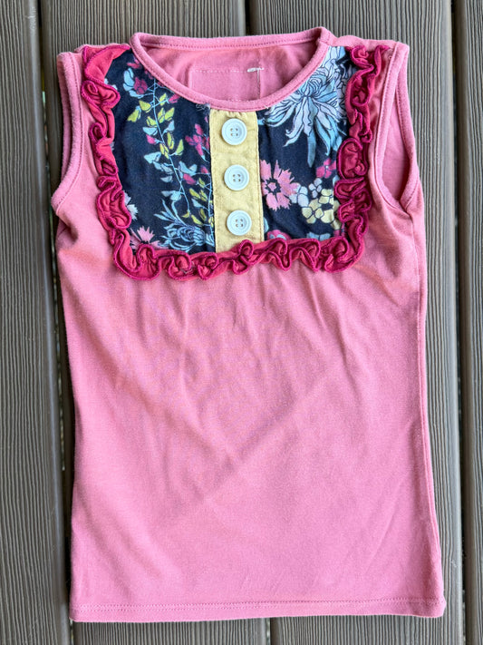 #28 Persnickety Girls Tank Size 3