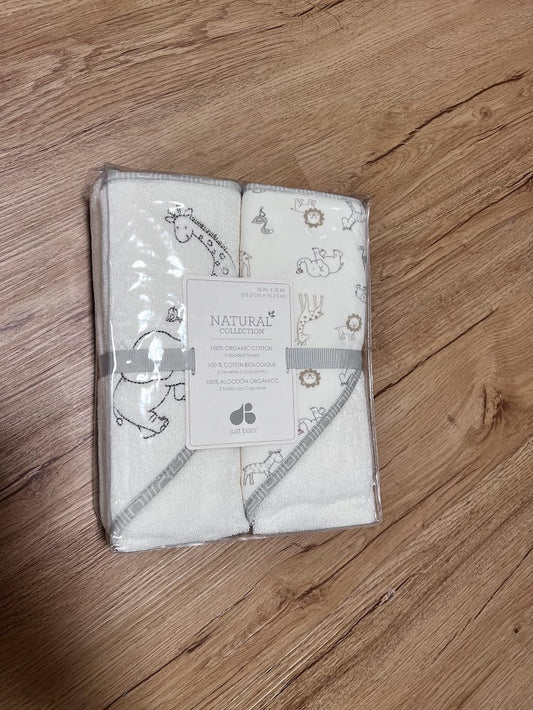 Seller #94: NWT Natural Collection, Set of 2 Hooded Baby Towels