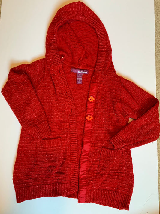 Seller #2 - Girls 4T Sparkle Red Sweater Dress