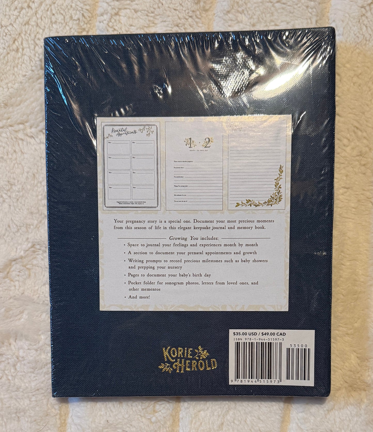 #56 REDUCED NWT Pregnancy journal