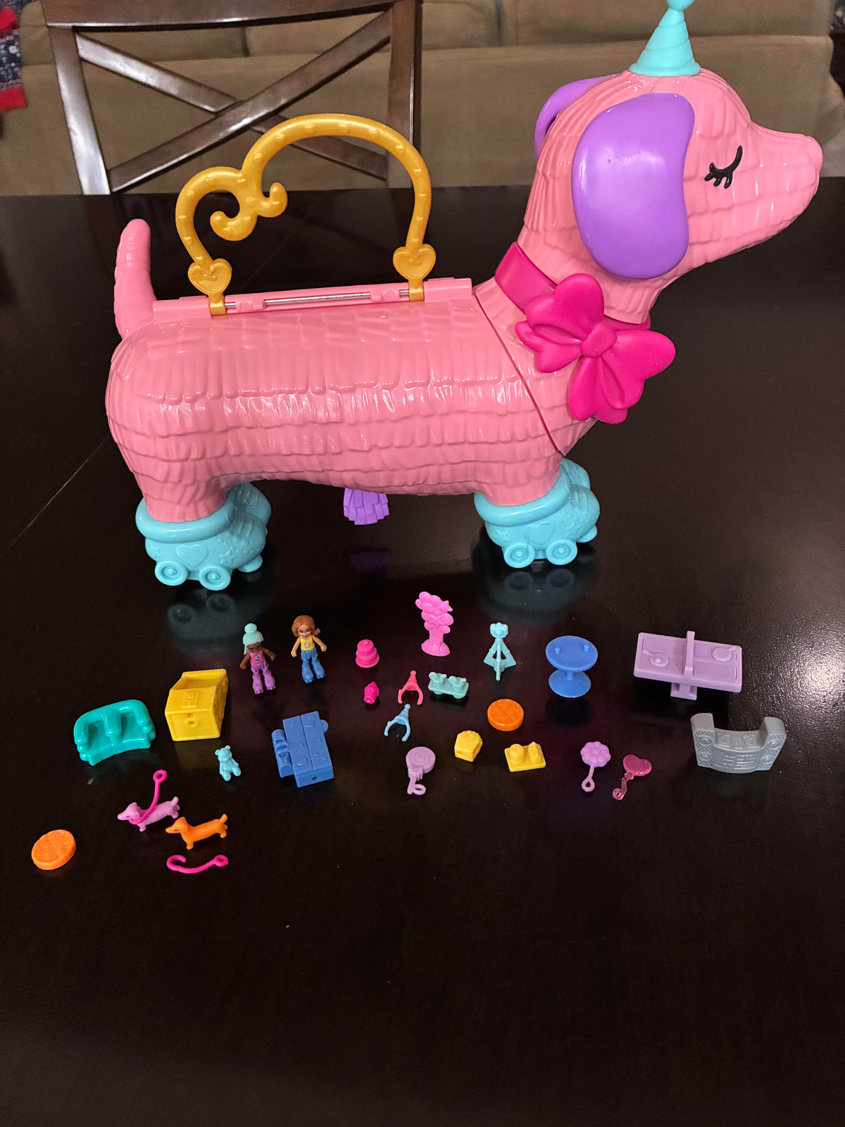 #126 Polly Pocket Puppy Party Playset
