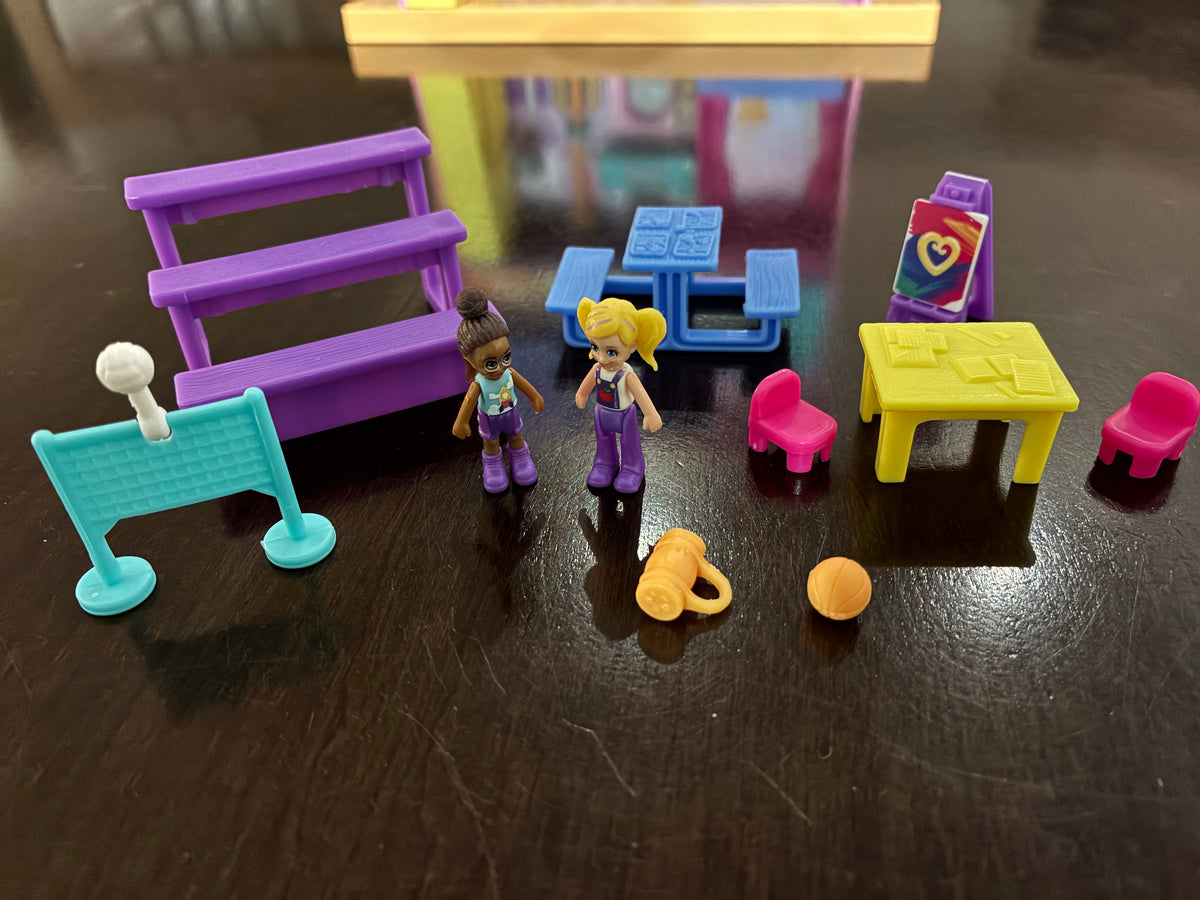 #126 Polly Pocket Mighty Middle School Playset