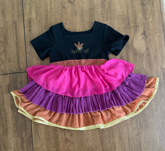*reduced* #117, Girl 4T, Evie’s Backyard Anna Dress (Frozen), EUC