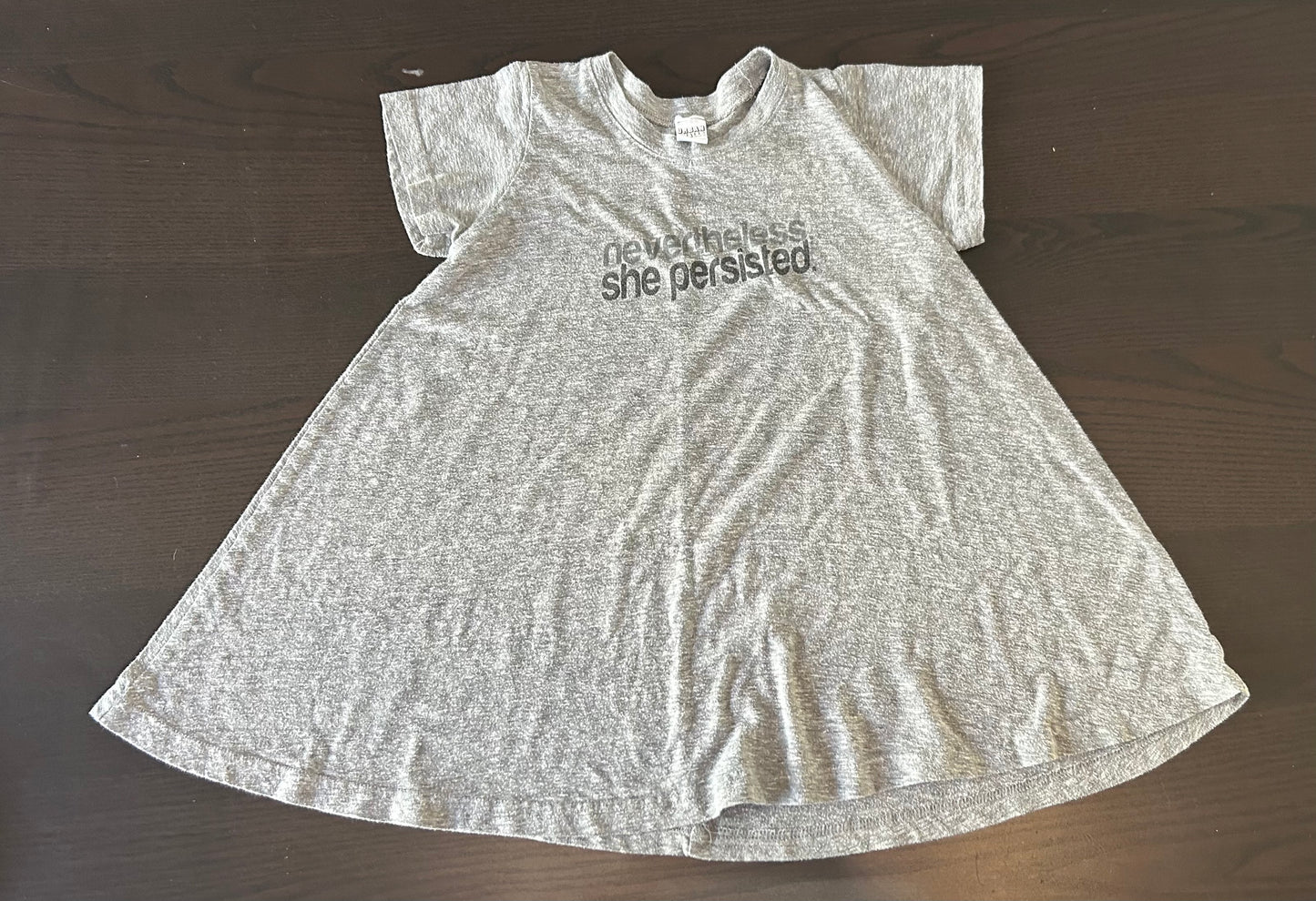 Urban smalls girls size 10 gray t shirt dress 45224