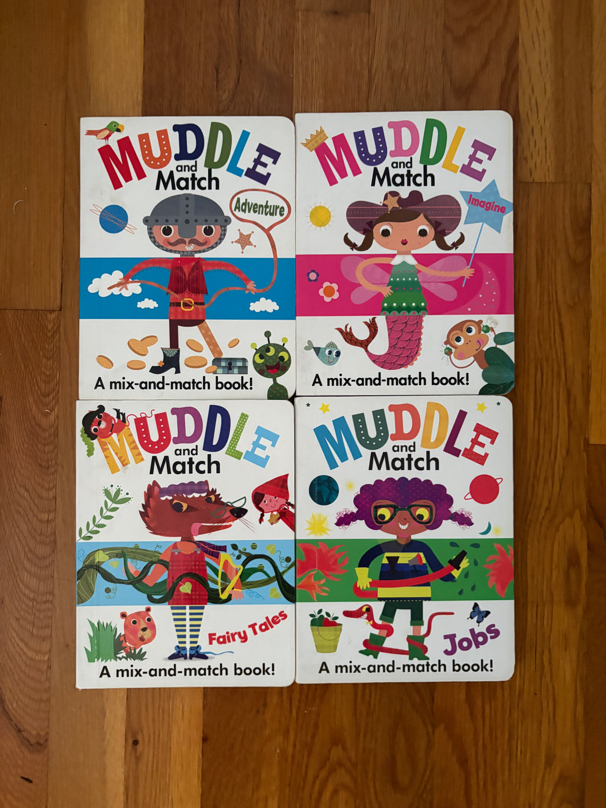 #116 Usborne Muddle and Match book bundle