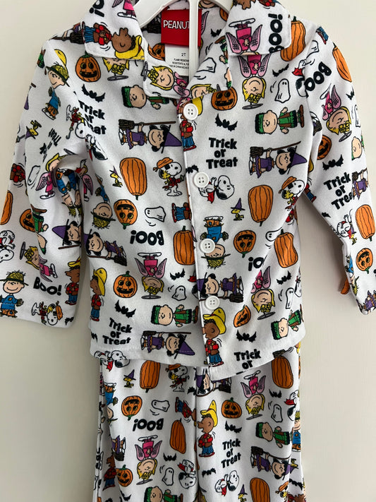 2T Charlie Brown Halloween PJ Set | Washed but never worn