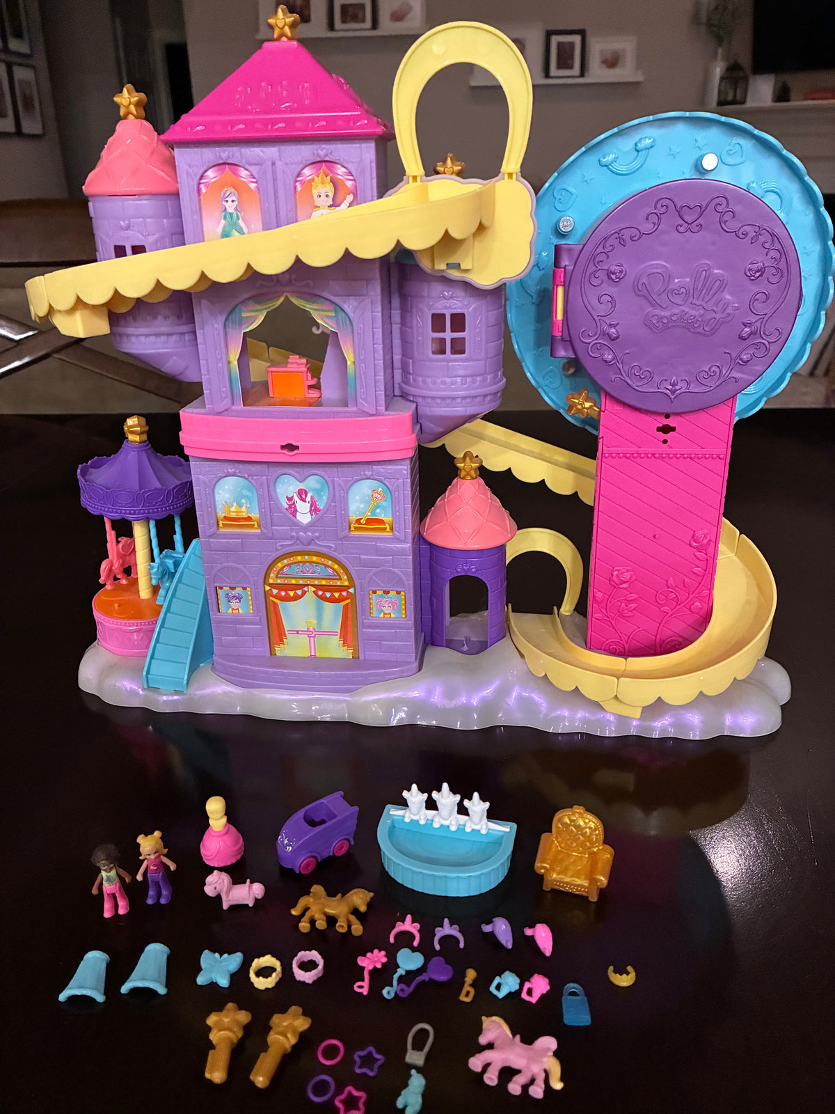 #126 Polly Pocket Rainbow Funland Playset