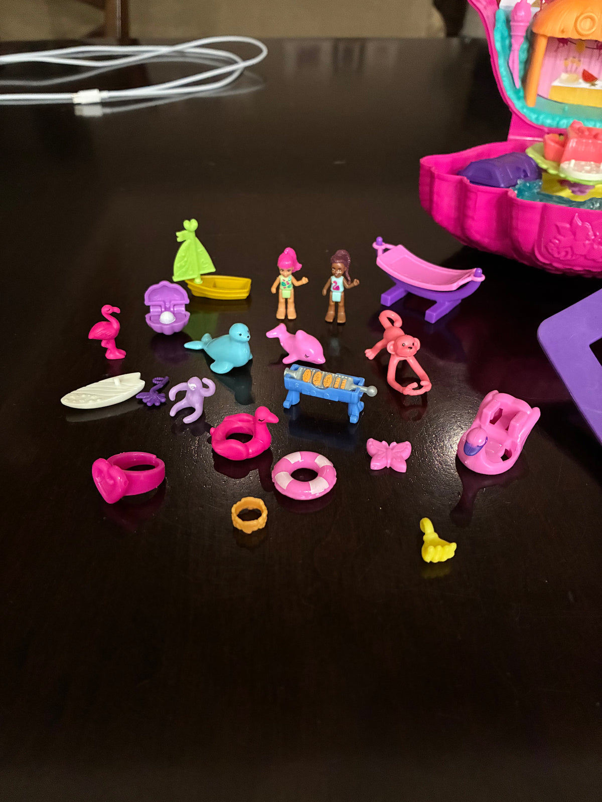 #126 Polly Pocket Flamingo Party Playset