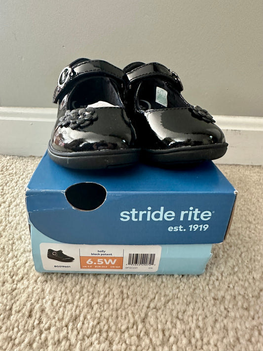 Stride Rite NWOT Size 6.5W Black Patent Leather Mary Jane pick up 45245