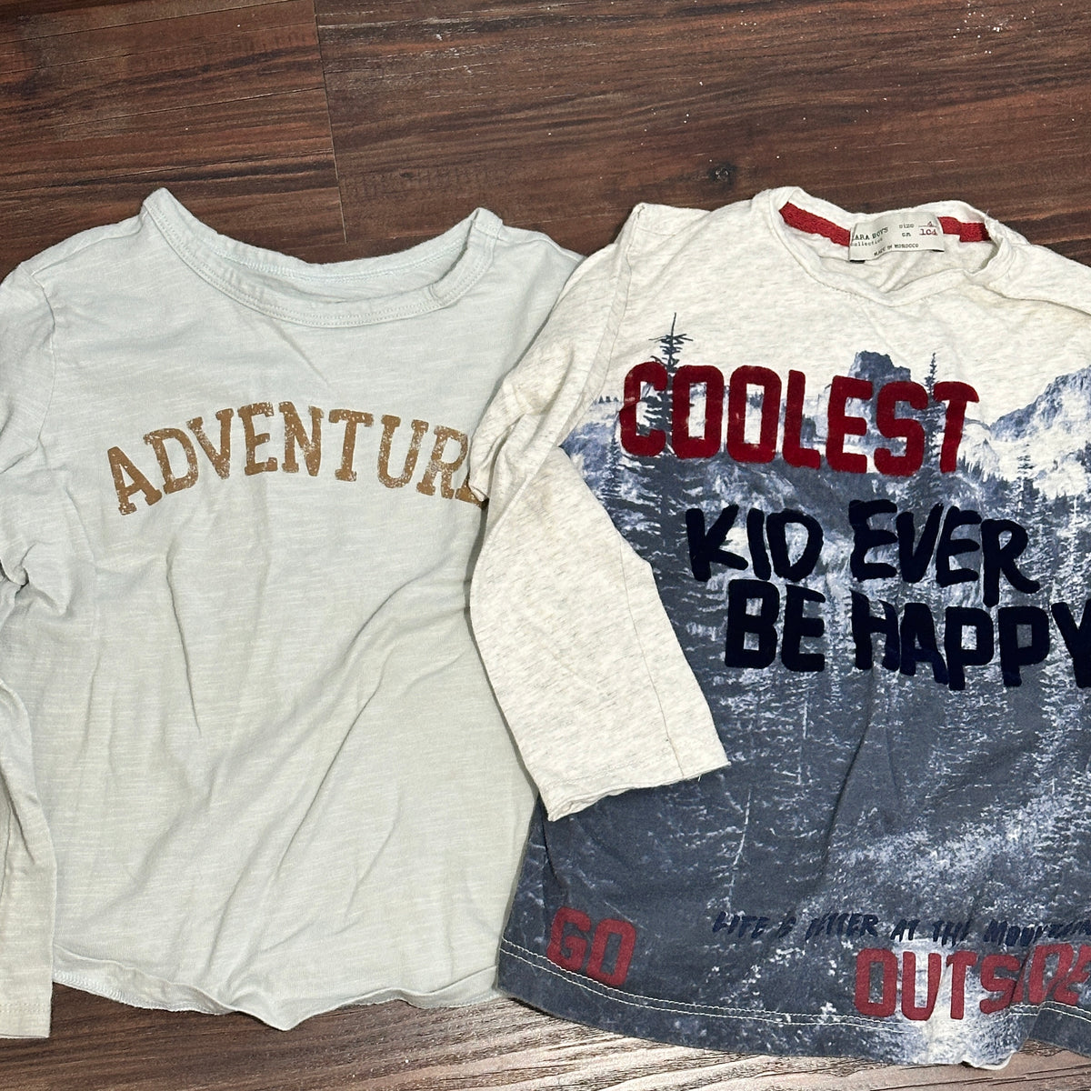 #48 Adventure long sleeve shirt bundle 4t