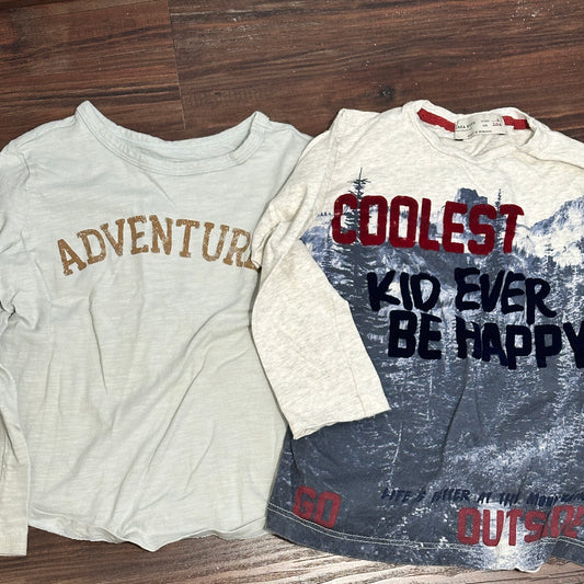 #48 Adventure long sleeve shirt bundle 4t