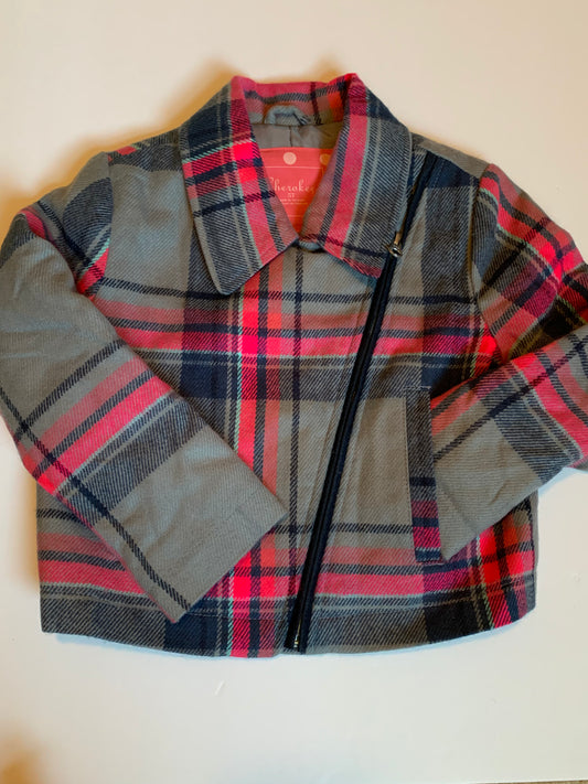 Seller #2 - Girls 5 Plaid Mid-Weight Jacket