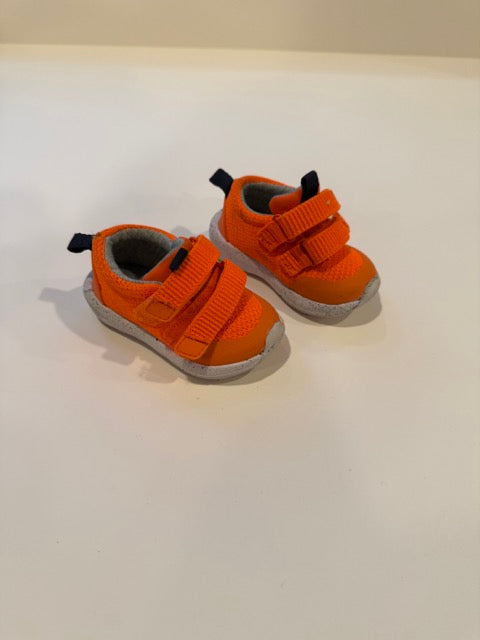 #9 -  Cat & Jack -  Orange Gym Shoes Baby Boys SIZE  4