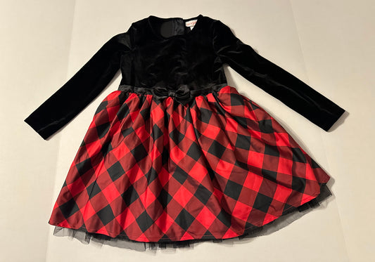 #160 Girls 5T Cat and Jack Christmas holiday dress