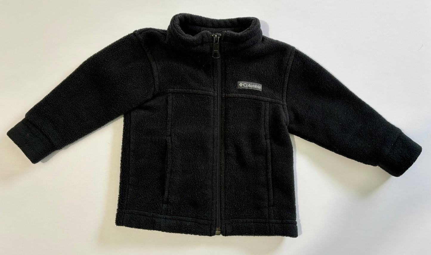#132 - REDUCED - Columbia: Infant Boy’s Black Fleece Jacket, 6-12M