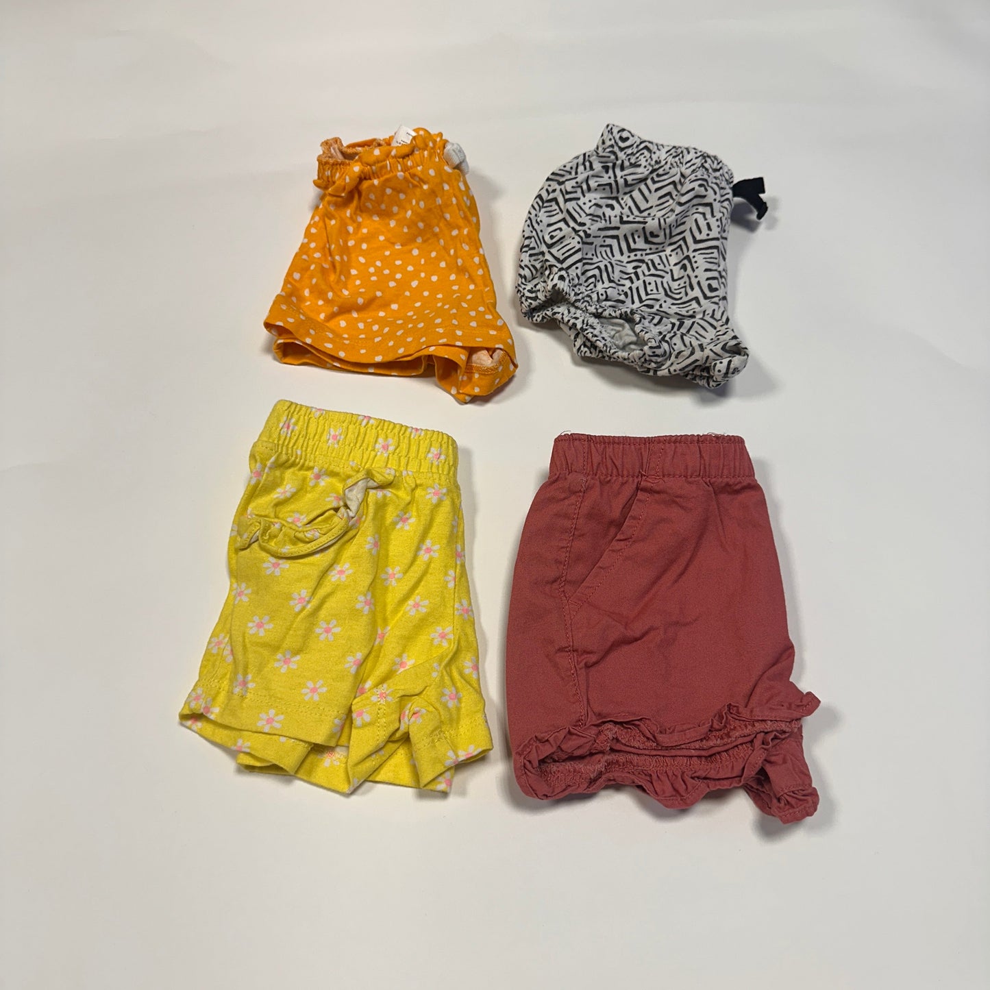 #4 girls 18month shorts 4 pack