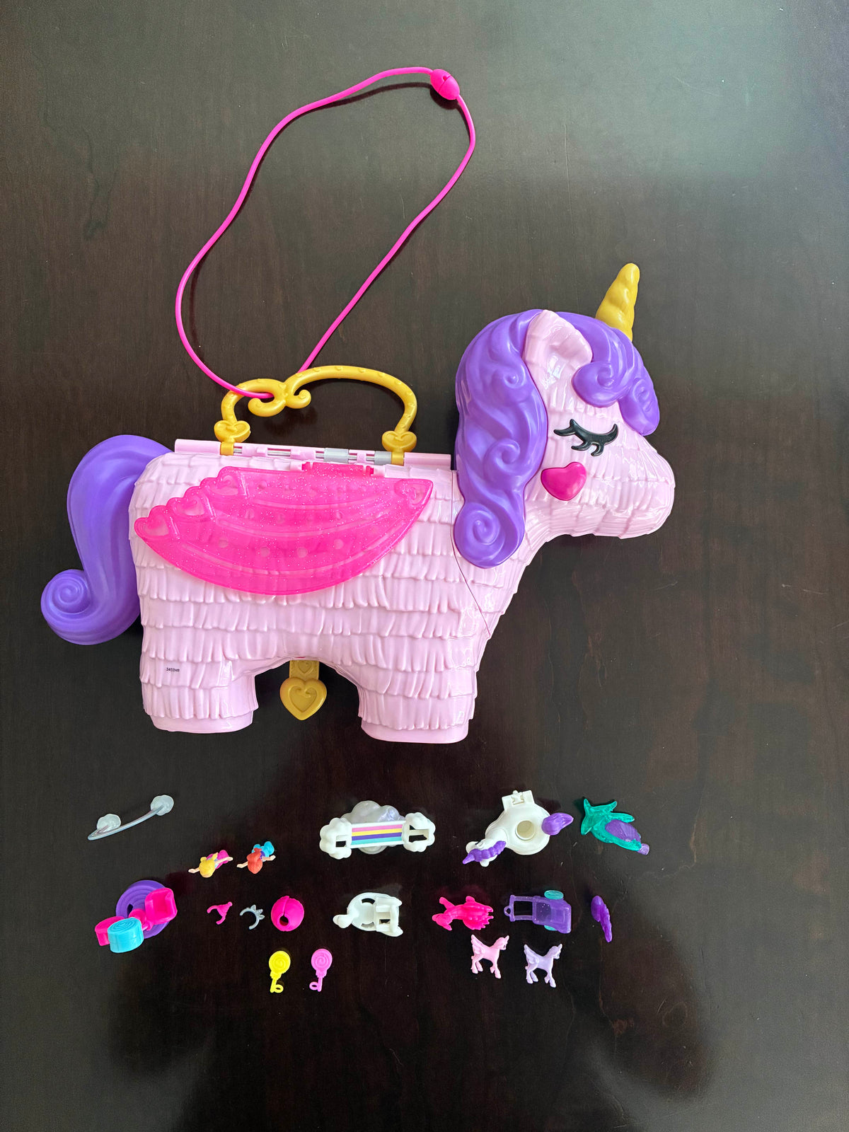 #126 Polly Pocket Unicorn Party Playset
