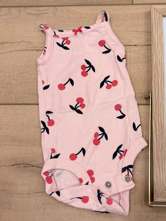 #37 NB Tank Top Cherry Onesie Bodysuit