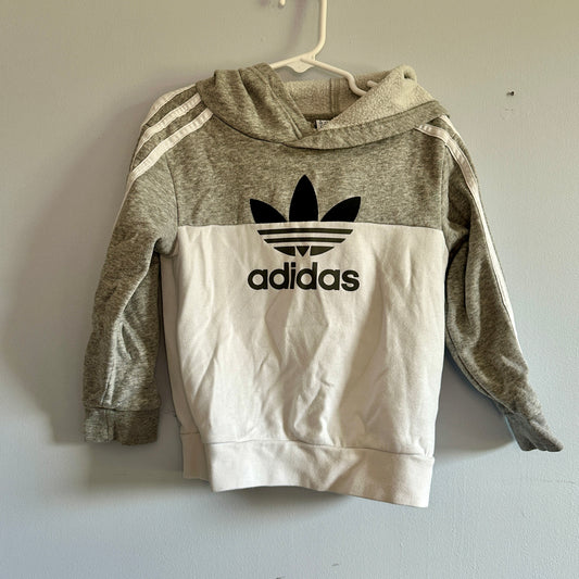 #48 Adidas Gray & White Sweatshirt 4t